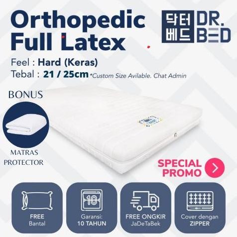 Kasur Full Latex Orthopaedic DR.BED Ukuran 90x200 MS