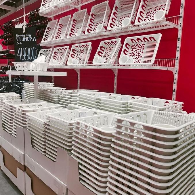 IKEA FLUNDRA Rak Peniris Piring