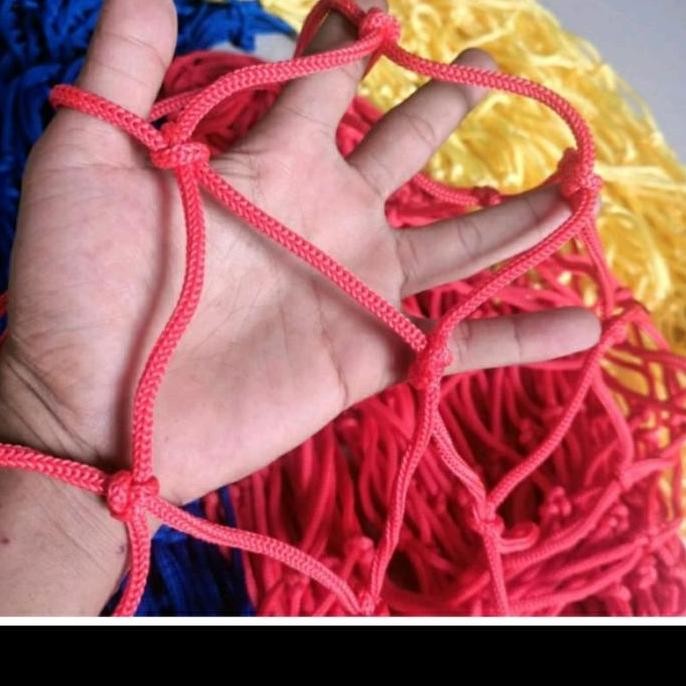 Jaring Gawang Sepak Bola Bahan Tali Kur Murah Berkualitas 5_Mm
