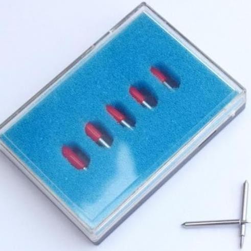 

[Box 5 Pcs] Mata Pisau Cutting Jinka Roland Type 2 Mm Cemented Carbide Blade 45 Derajat Red Cap Tutup Merah