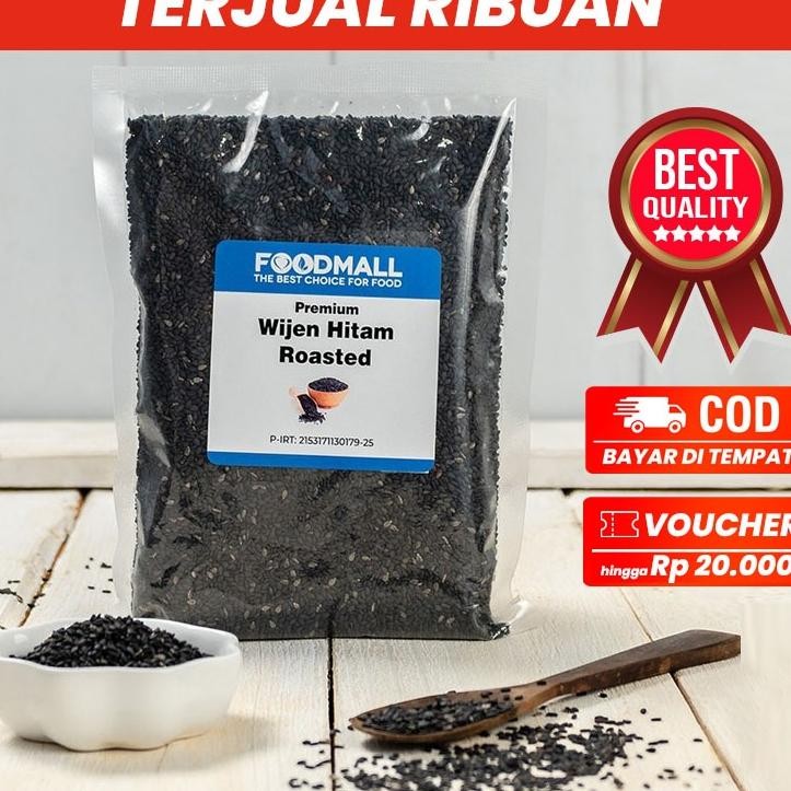 

Wijen Hitam Panggang 250 Gram Roasted