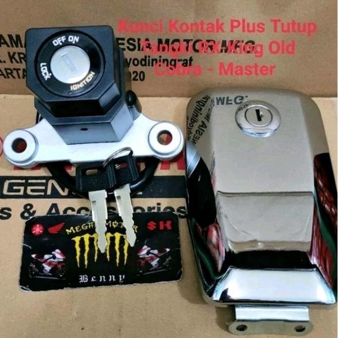 Kunci Kontak Plus Tutup Tangki RX-King Old Cobra - RX-King Master OEM Dikunci Ada Tulisan YAMAHA.