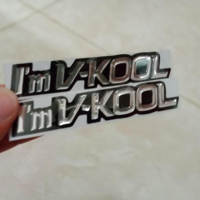 

stiker timbul vkool isi 2 pcs