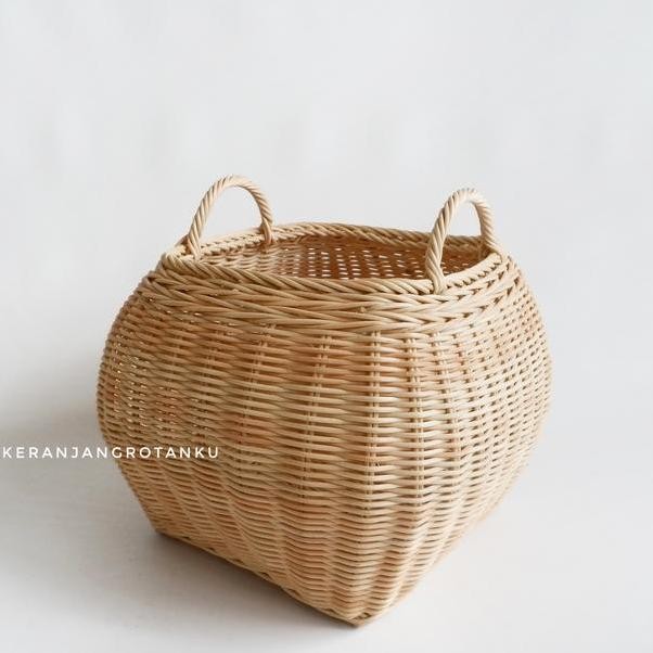 Keranjang Rotan Pot Anyaman