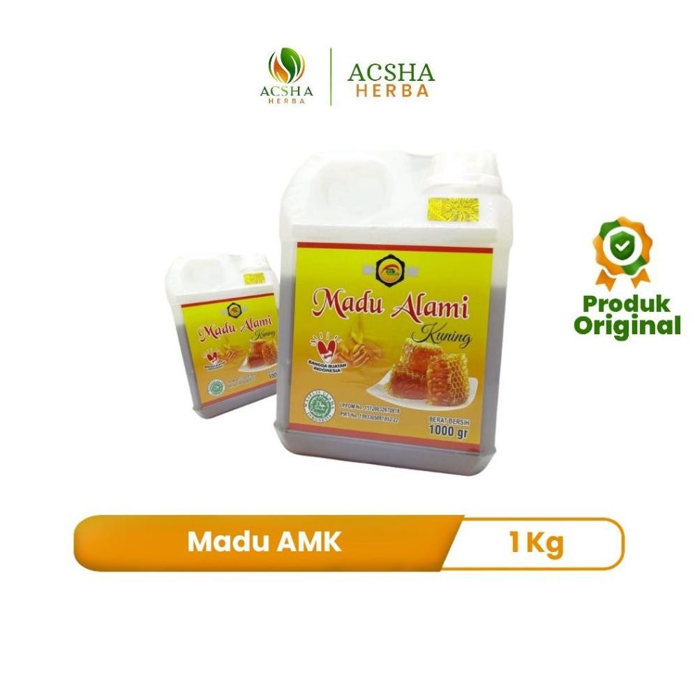 

(Terbaru) AMK Madu Kuning Alami 1kg (Terlaris)