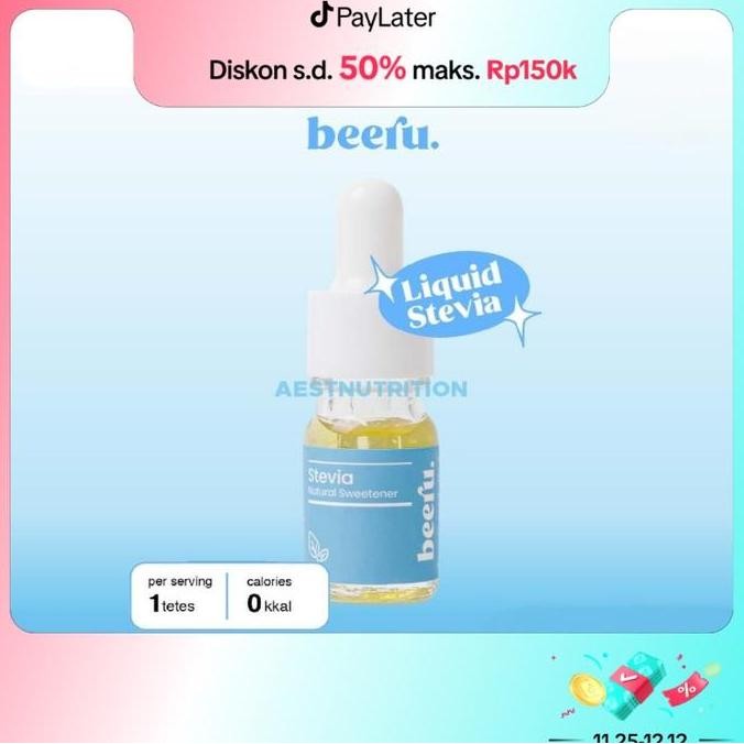 

Baru Beeru Stevia 15ml - Pemanis Alami Tanpa Kalori Alternatif Gula