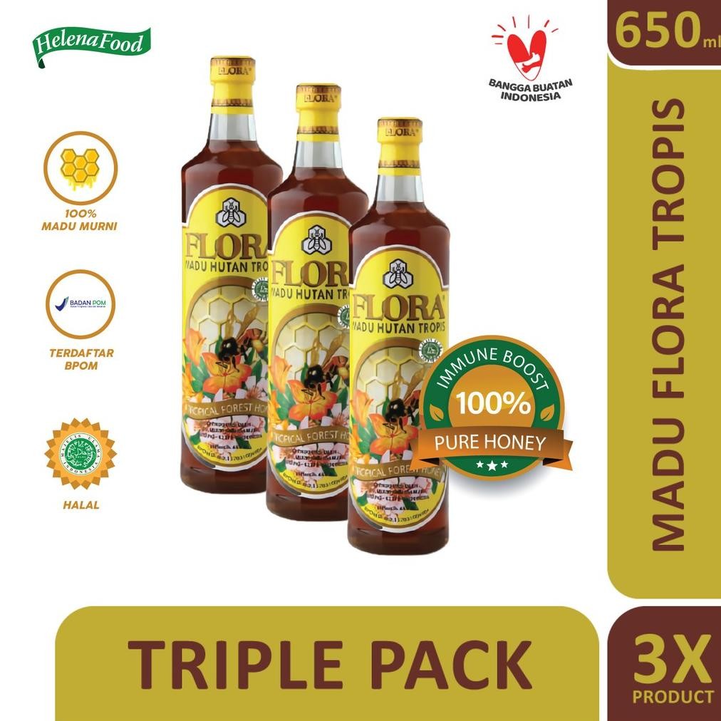 

(Terbaru) PROMO! MADU HUTAN ASLI Flora Tropis 650 ml Madu Asli Hutan Tropis ( Promo Hemat 3 ) (Terlaris)