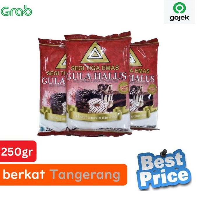 

Baru Gula Halus Segitiga Emas 20 x 250gr - Gula Putih Bubuk Premium