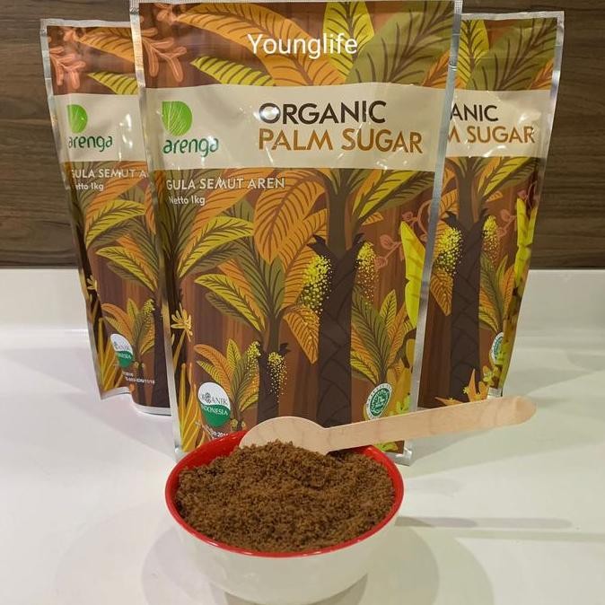 

Baru Gula Aren Bubuk Organik 1kg - Palm Sugar Arenga Halal MUI
