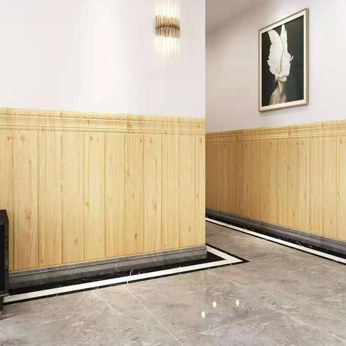 (Allthebest) WallFoam 3D Motif Kayu Wall Foam Kayu Foam Dinding 3D Wall Foam Dinding Motif Kayu