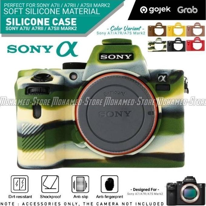 TERBARU SILICONE CASE SONY A7 II A7R II A7S II MARK 2 ONLY PELINDUNG KAMERA