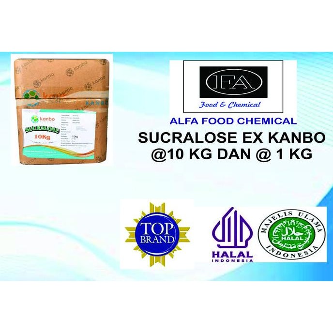 

Baru Sucralose Kanbo 1kg - Pemanis Rendah Kalori Bersertifikat Halal