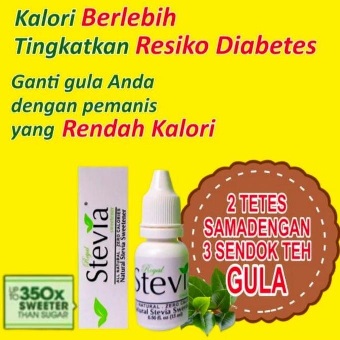 

Baru Stevia Sweetener Cair 0 Kalori - Gula Cair Alami Pemanis Diet Sehat