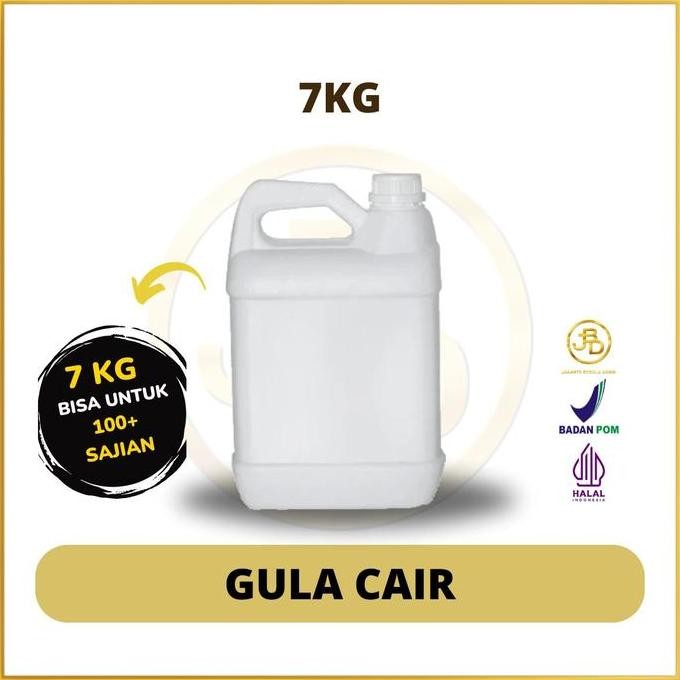

Baru Gula Cair 7Kg - Gula Merah Cair Kemasan Besar Khusus Gojek/Restoran