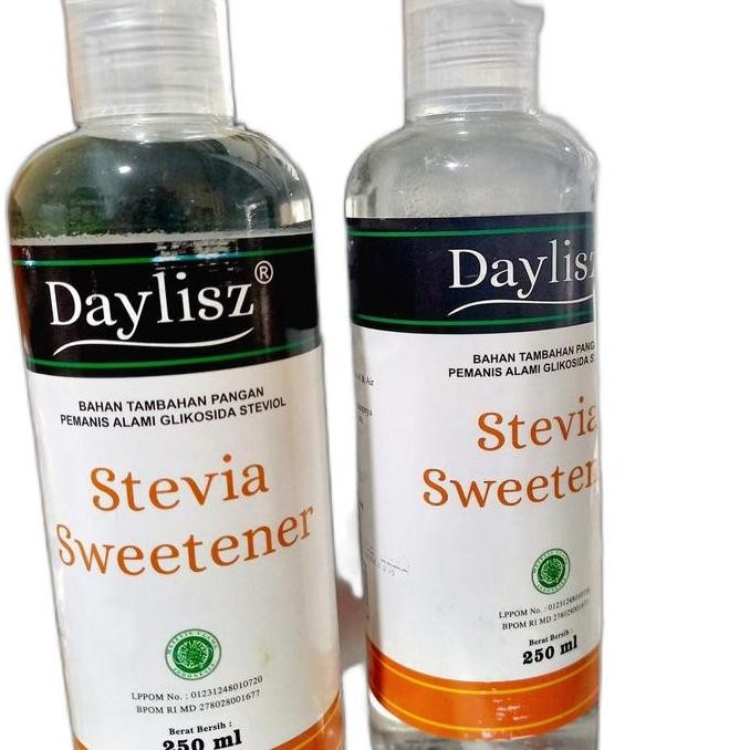 

Baru Stevia Sweetener Daylisz 250ml - Gula Cair Alami Tanpa Kalori BPOM