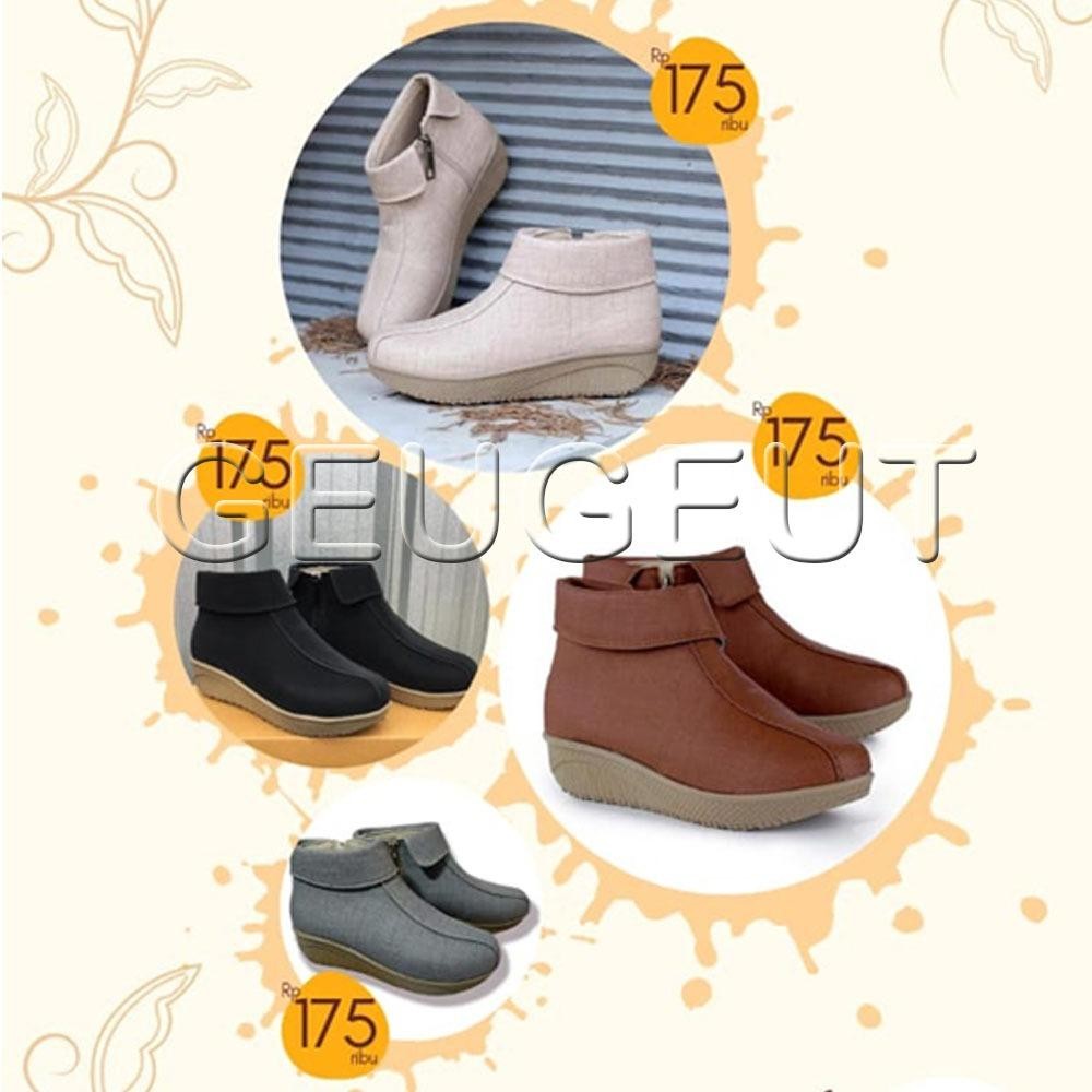 Uw Sepatu Boots Wanita//Sepatu Boots Wanita Korea//Sepatu Boots Cewek//Boot Cewek