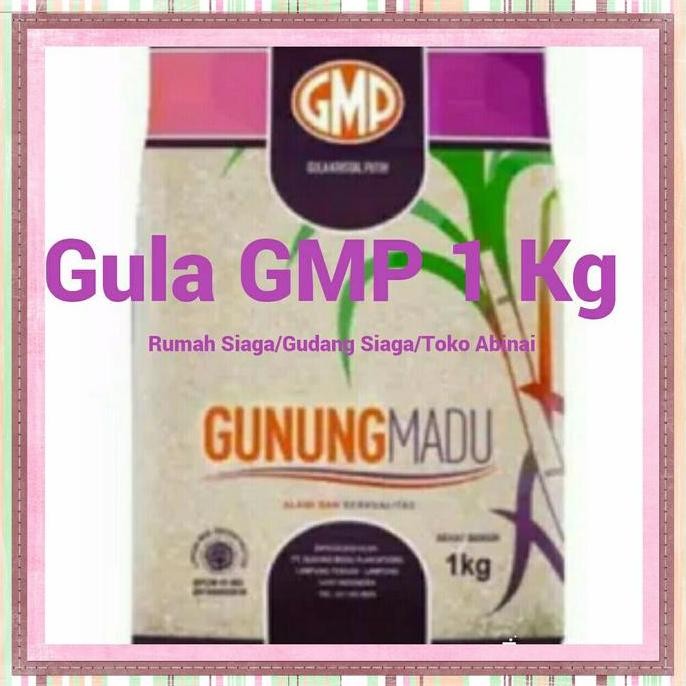 

Baru Gula GMP Putih Kristal Gunung Madu 1pcs Gula Pasir Murni