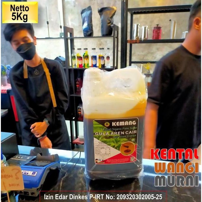 

Baru Gula Aren Cair 5kg - Palm Sugar Organik Khas Cianjur