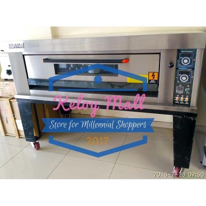 Oven Gas Roti 3 Tray Otomatis BakerS Friend