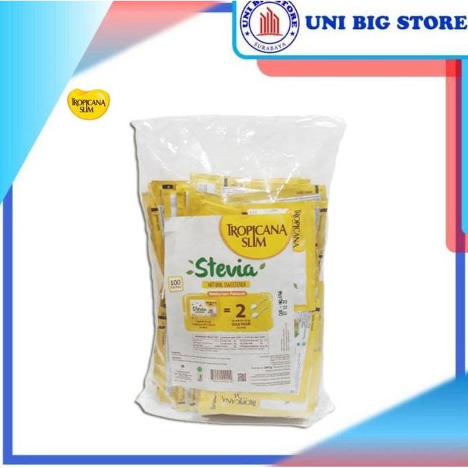 

Baru Tropicana Slim Stevia 100 Sachet Sweetener Diet Tanpa Gula Kalori Rendah