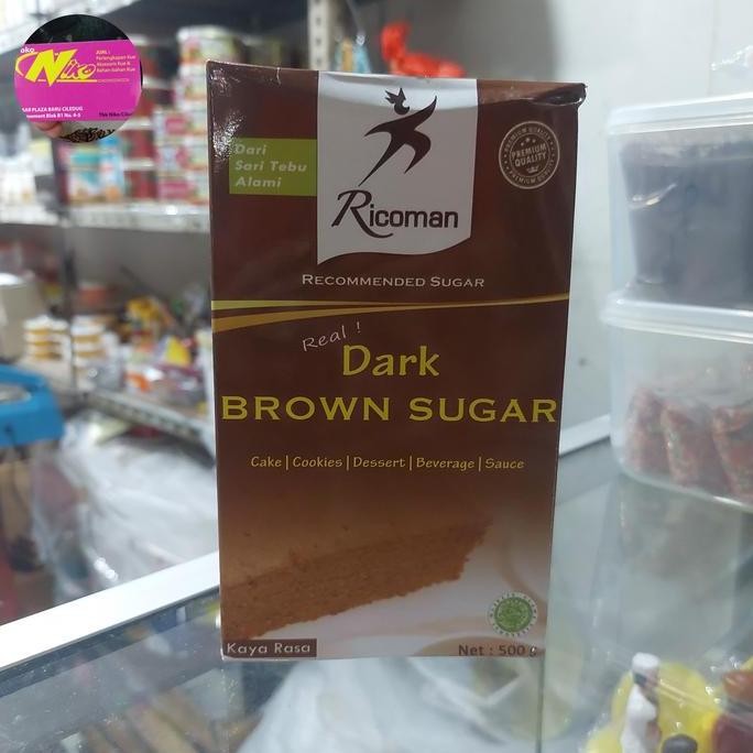 

Baru Ricoman Dark Brown Sugar 500gr - Khusus Grab & Gojek Promo
