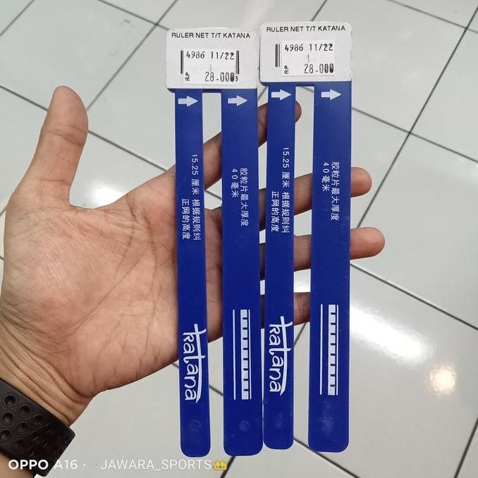 

Original Alat Ukur Penggaris Ruler Net Ping Pong Tenis Meja Katana