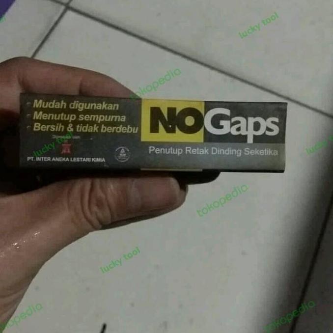 

No Gaps Kapur Penambal Retak Rambut Pada Tembok