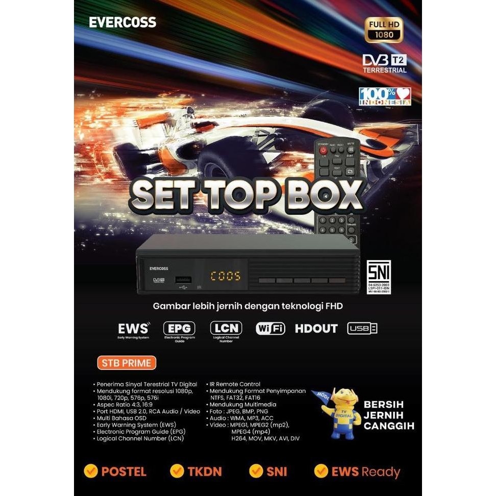 Advan DIGITV Set Top Box STB original garansi