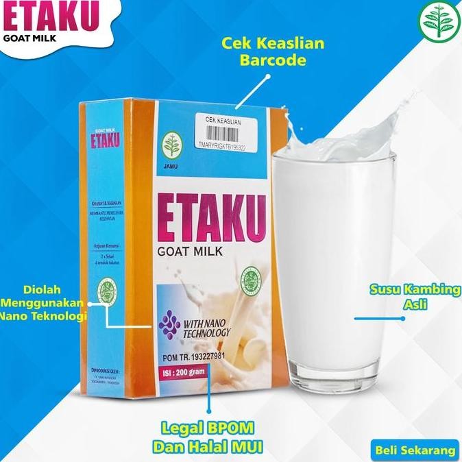 

Promo Susu Pembersih Paru Paru, Flek Paru, Pneumonia, Tbc, Etaku Susu Bubuk