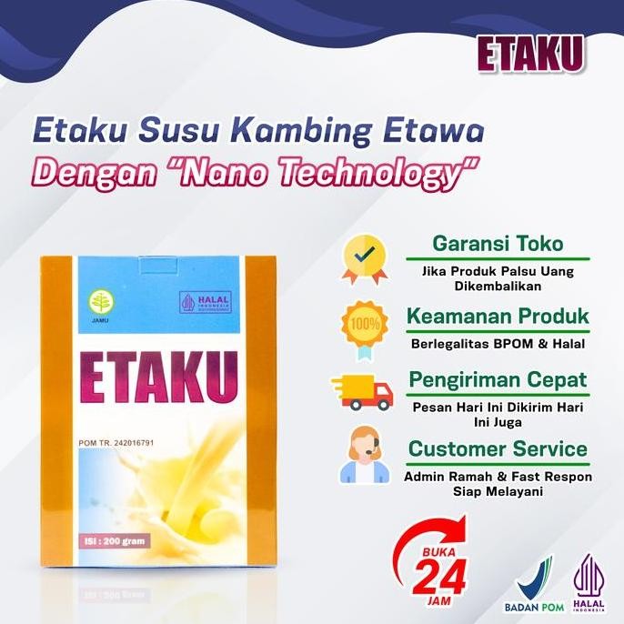 

Murah Etaku Goat Milk Susu Kambing Rendah Gula Dan Bebas Alergi