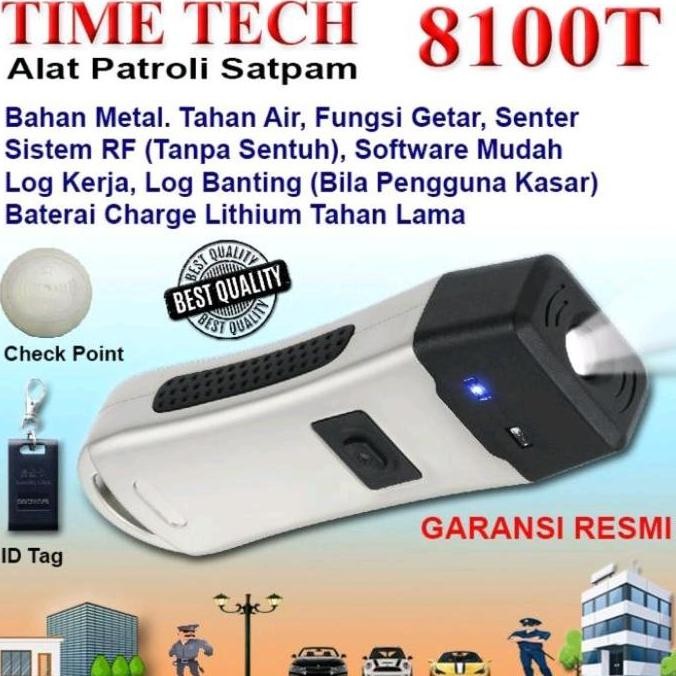 Time Tech - Time Patrol 8100T Alat Patroli Satpam / Absensi
