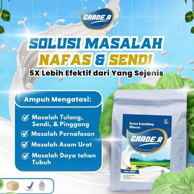 

Grosir Susu Kambing Etawa Grade A Rasa Vanila Bpom Untuk Kesehatan Tulang