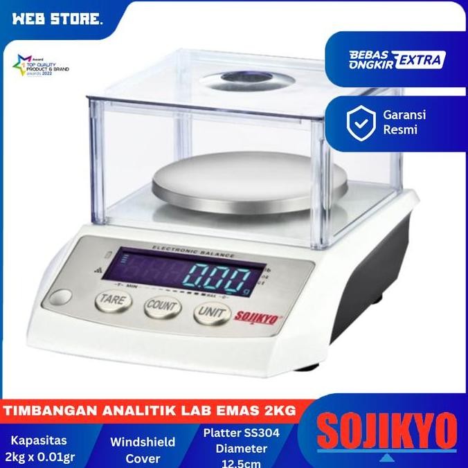 Timbangan Digital 2Kg Timbangan Emas Digital 2Kg Timbangan Portable Scale Led Analitik Emas Lab 2Kg