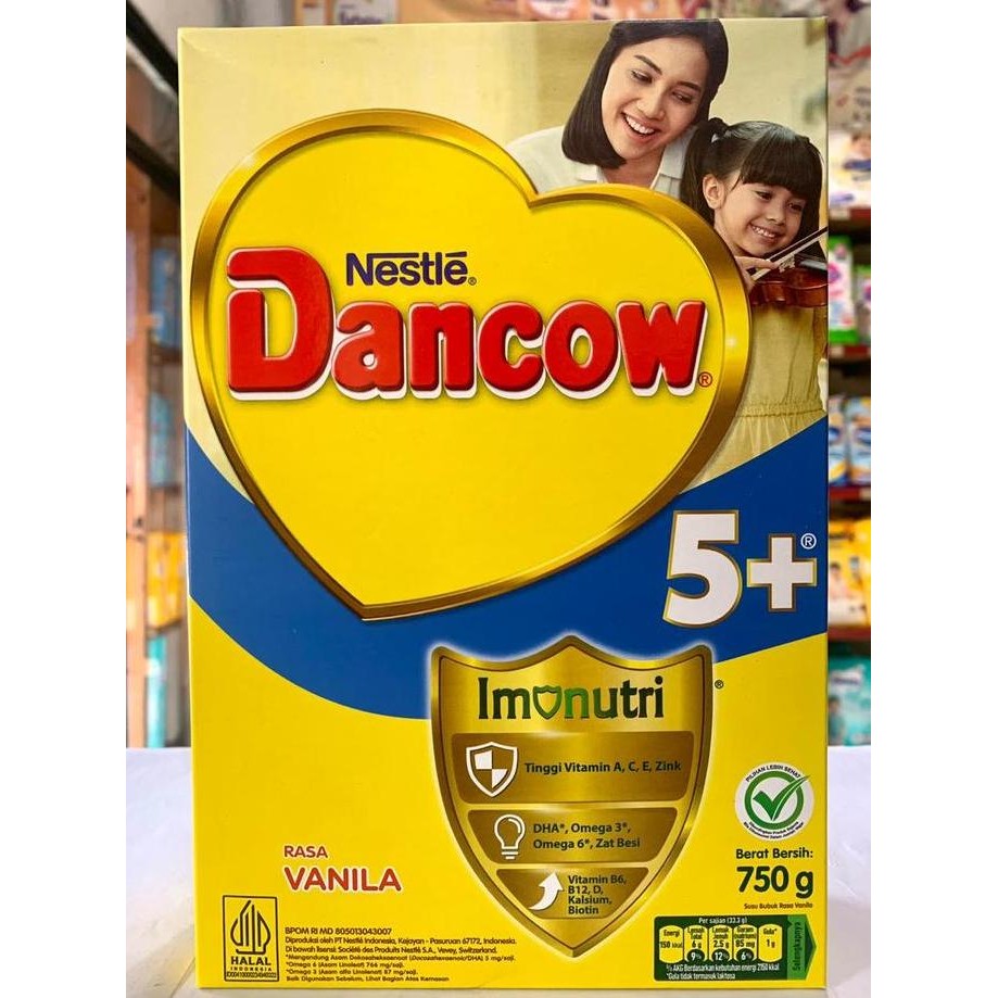 

Murah Susu Dancow 5+ .Vanila. 800 Gram. Usia 5-12 Tahun