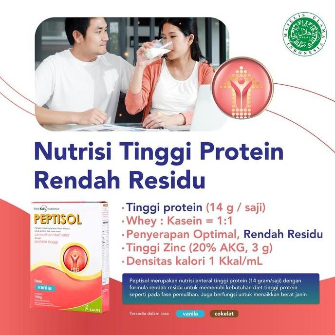 

Grosir Bundle 10 Box Peptisol - Nutrisi Tinggi Protein Rendah Residu