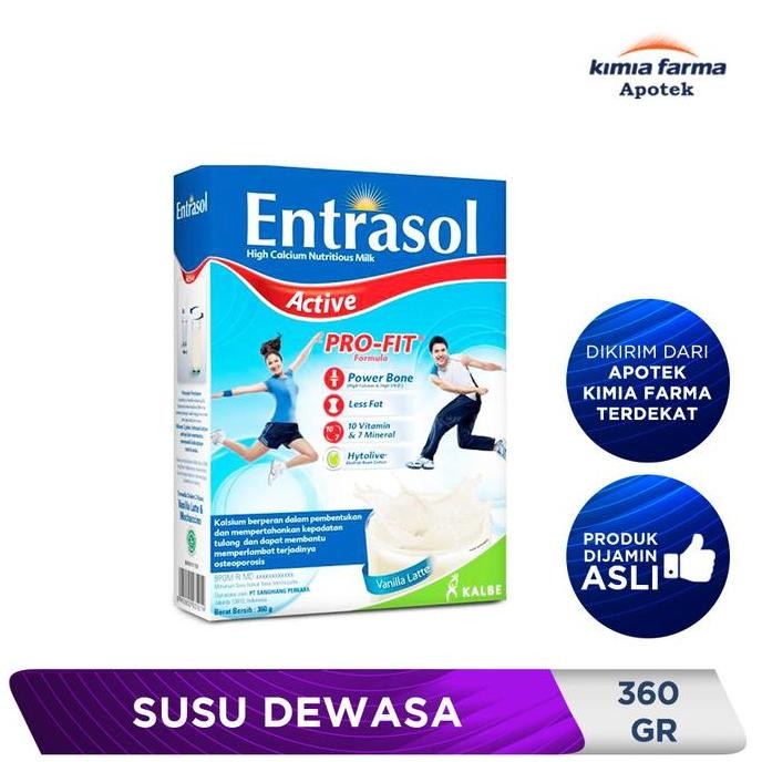 

Promo Entrasol Active Vanila Latte 360 Gr / Susu Dewasa / Kimia Farma