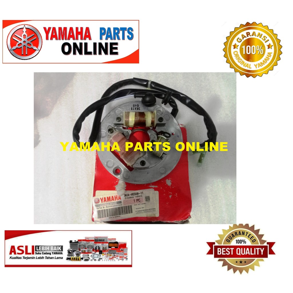 SPUL BASE ASSY SPOEL KOMPLIT YAMAHA RXKING 1996 SD 2008 3KA-H5560-11 PRODUKSI LAWAS NOS ORIGINAL YAM