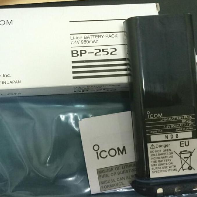 Promo Batre Battery Bp252 Batre Bp-252 Icom