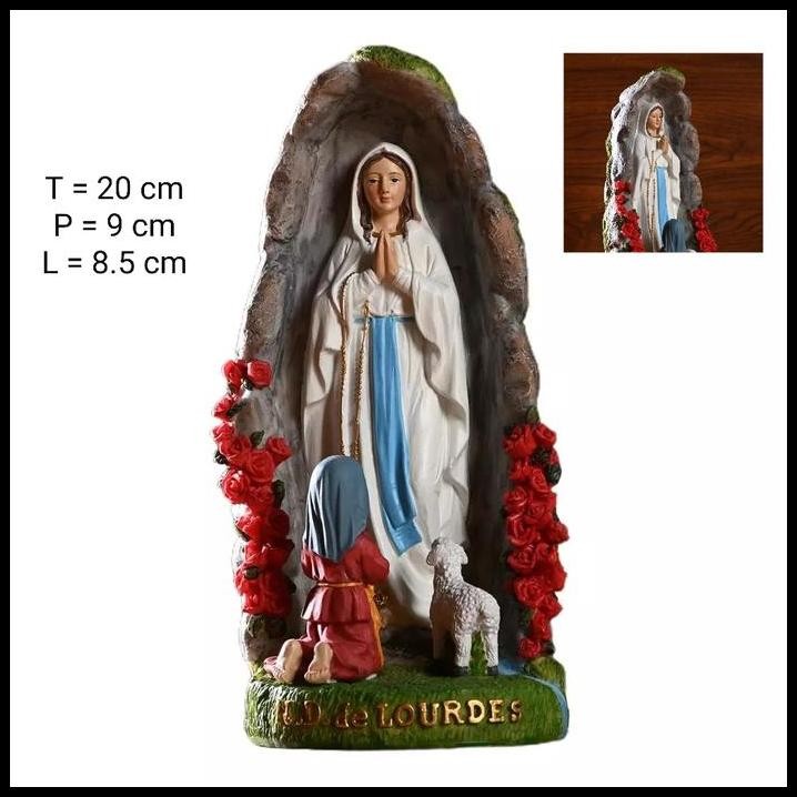 Patung GUA MARIA LOURDES ITALY / Patung Bunda Maria Lourdes