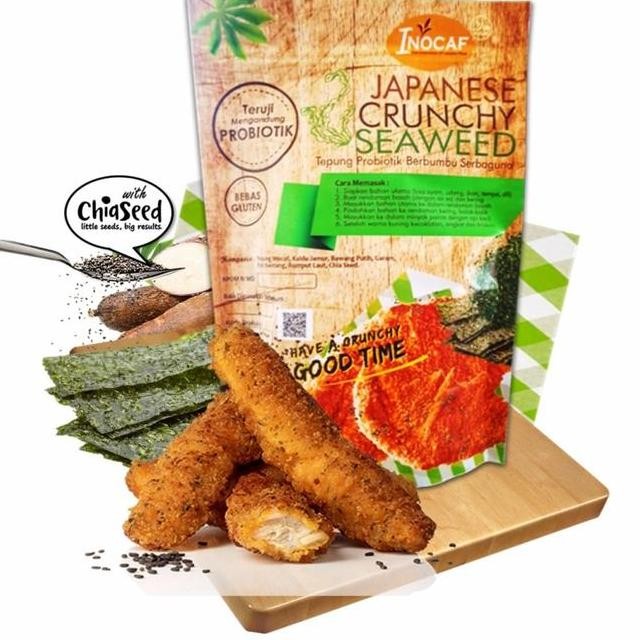 

Tepung Bumbu Tempura Jepang Gluten Free Inocaf Japan Crunchy Seaweed