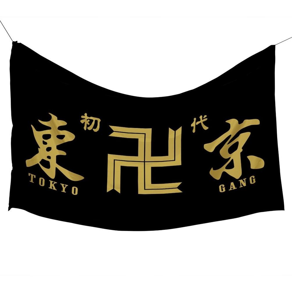Gh-67 Flag Bendera Tokyo Revengers Flag Anime Spring Action Shounen School Bendera Anime