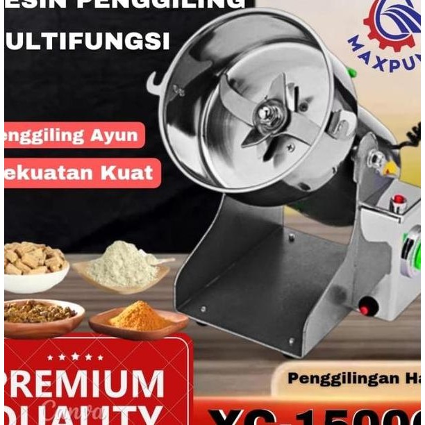 

Maxpump Yc400G Mesin Penggiling 400 Gram Tepung Bumbu Kering Quality Penggilingan Halus Mesin Giling Halus Pembuat Tepung Dari Bahan An Tulang Ikan Sistem Penggiling
