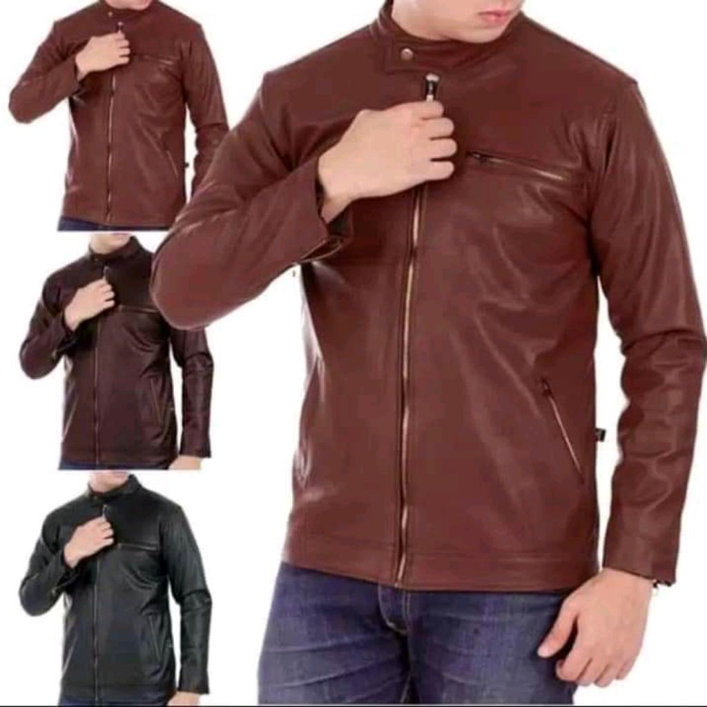 Jaket kulit kode A2 trendy