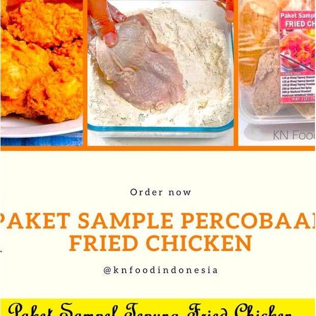 

Tepung Bumbu Percobaan Fried Chien Bumbu Ayam Goreng Paket Trial