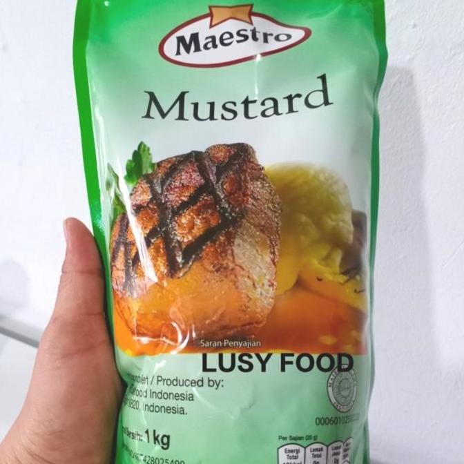 

Tersedia Maestro Mustard Saus 1kg Saus Mustard Premium