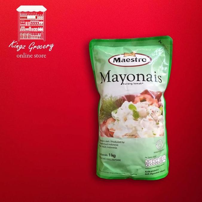 

Tersedia Maestro Mayonnaise Light 1kg - Mayones Rendah Lemak Sehat