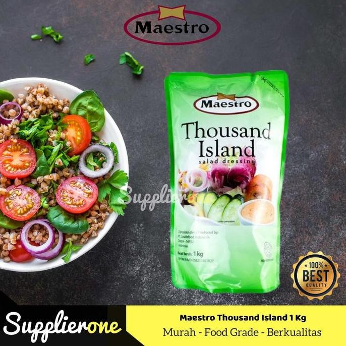 

Tersedia Maestro Mayonaise / Mayonaise Original 1kg / Maestro Thousand Island/ Mayonaise Serbaguna / Saus thousand Island 1kg