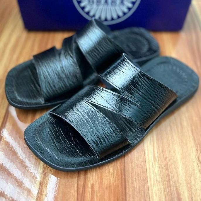 Sandal Pria Bahan Kulit Sapi Sandal Cowok Sandal Kulit Sandal Lebaran Sendal Cowok Sendal Untuk Leba