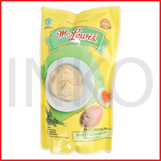 

Tersedia Mc Lewis Sweet Mayonnaise Manis 1kg - Mayonais Favorit Untuk Salad & Snack