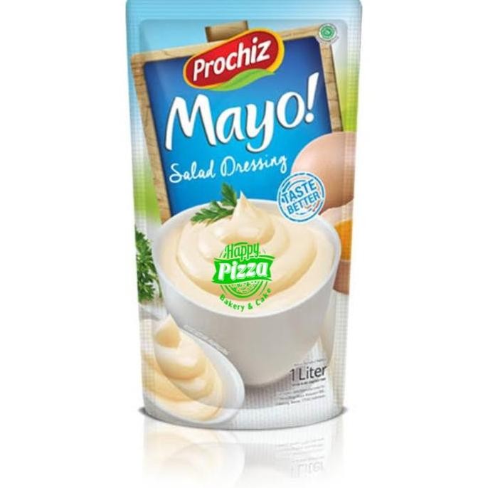 

Tersedia Prochiz Mayo Mayonnaise Salad Dressing 1 Liter - Saus Salad Serbaguna
